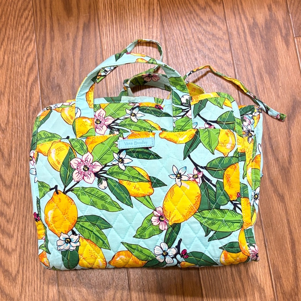 Vera Bradley Citrus Floral Cosmetic Bag